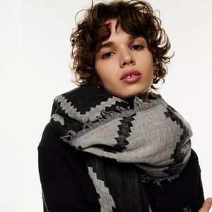 Wilfred Diamond Mosaic Blanket Scarf